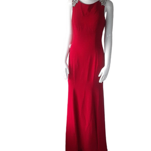 Marsoni by Colors Red Embellished Formal Gown SIZE 6 – Sleeveless Evening Dress